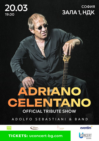 ADRIANO CELENTANO. Tribute show by ADOLFO SEBASTIANI